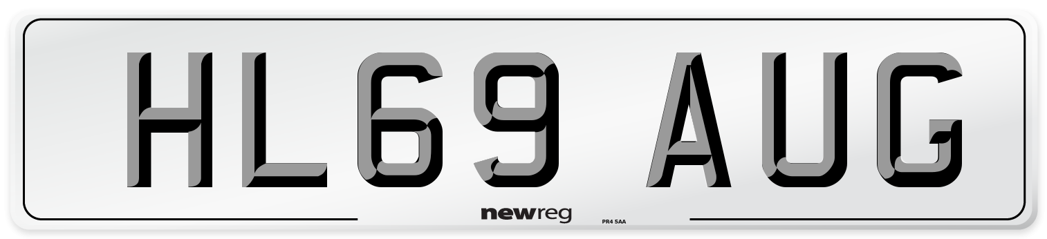HL69 AUG Number Plate from New Reg